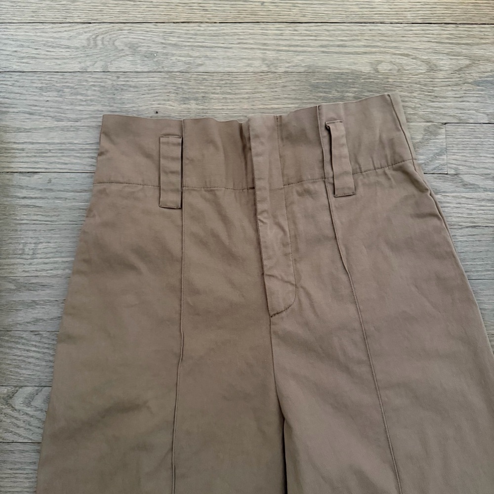 Liu Jo Milano High Waist Wide Leg Trouser Palazzo Pants Camel IT 38 XS - Picture 9 of 16